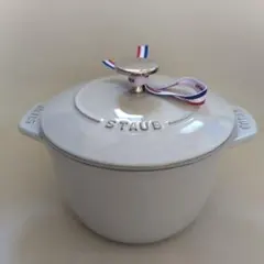 ♡ ストウブ Wa-NABE マーガレット 16 cm ソルベローズ　両手鍋 ストウブ 鋳物ホーロー鍋 Wa-NABE Margaret ソルベローズ 16 cm, 鋳鉄