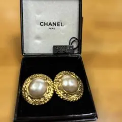 CHANEL ゴールド パール イヤリング