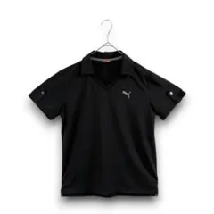 PUMA プーマ ゴルフ Vネック スキッパー 半袖 ポロシャツ 【古着】