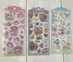 サンリオ ドロップジェリーシール 日焼け キティ シナモン マイメロ クロミ