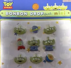 正規品　ボンボンドロップシールミニ　リトルグリーンメン　おすそ分け
