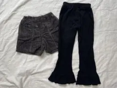 子供服 パンツ ズボン 長ズボン 半ズボン 可愛い 女の子 120 まとめ売り