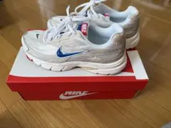 NIKE スニーカー シルバー/ホワイト/ブルー 箱付き