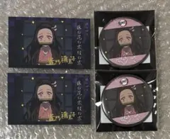 鬼滅の刃 ufotable 立志編 缶バッジ チェキ風ブロマイド 竈門禰豆子