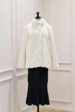 Winter Love Faux Fur Long Coat S