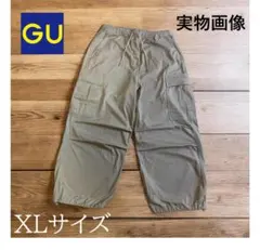 GU メンズ カーゴパンツ ベージュ XLサイズのサムネイル