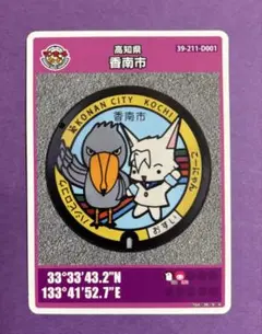 マンホールカード 高知県香美市D 044