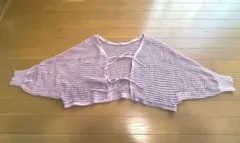 INGNI レース編みカーディガン Mサイズ　ピンク