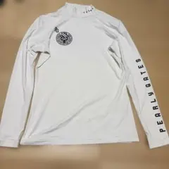 パーリーゲイツ モックネック ATHL 長袖 白 L相当 手洗い洗濯済 新品 パーリーゲイツ ATHL COOL クール モックネック インナー 2 白