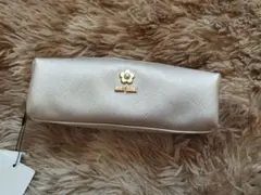 【 MARY QUANT】 サフィアーノパール スクエアペンケース 【マリクワ】