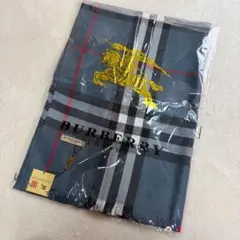 新品タグ付き♡バーバリーロンドン 大判ストール カシミヤ100% ノバチェック 未使用タグ付 バーバリーロンドン 大判ストール ノバチェック ブラック
