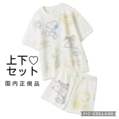 正規品♡新品 ジェラートピケ スヌーピージャガードプルオーバー&ショートパンツのサムネイル