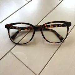 Zoff メガネフレーム(度入り) 茶色(柄)