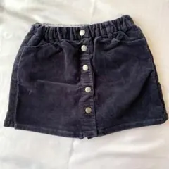 【GLOBAL WORKキッズ】コーデュロイ ミニスカ風パンツ スカッツ