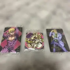 ジョジョ　ウエハース　シークレット1枚　おまけ2カード