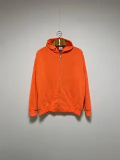 80s 90s USA製 ダブルフェイス 裏サーマル ジップパーカー ZIP