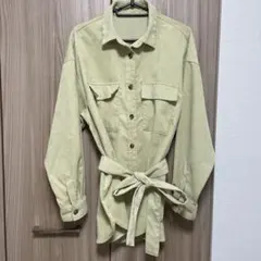 GU ライトグリーン シャツセットアップ