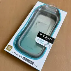 iPhone 14/13 ケース 耐傷・耐衝撃ハイブリッドケース ライトグレー