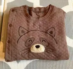 キルト　ロンパース　ユニクロ　キルティング　カバーオール