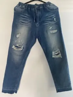 REALIZE ダメージ加工 ブルージーンズ