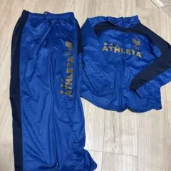 ATHLETA ジャージ 上下セット 青　160