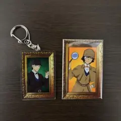 名探偵コナンプラザ ホームズ衣装 アクキー 赤井秀一 スクエア缶バッジ 世良真純