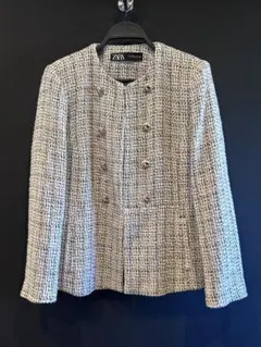 ZARA レディース ツイード ジャケット