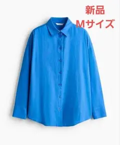 H&M リネンブレンドオーバーサイズシャツ 新品