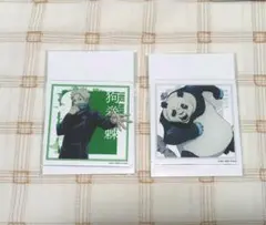 呪術廻戦0 大交流展アクリルコースター　狗巻&パンダ