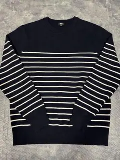 UNIQLO ウォッシャブルミラノリブクルーネックセーター L