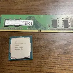 Intel Core i3-8100 + DDR4 RAM セット