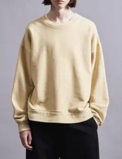 定価14960円モンキータイム エルボーパッチスウェット クリーム色L