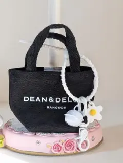 バンコク限定　DEAN & DELUCA ブラックミニトートバッグ　日本未入荷
