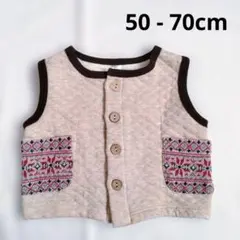 ベビー　ベスト　50-70cm