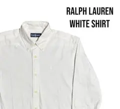 Ralph Lauren ホワイト ボタンダウンシャツ
