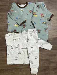 長袖ベビーパジャマ　まとめ売り　90cm Lamb Donne