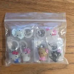 ハローキティ　めじるしアクセサリー　全６種　コンプ　①