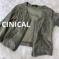 SALE！CINICAL*ノーカラーシアージャケットのサムネイル
