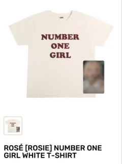 【写真・説明追加】number one girl tシャツ　トレカあり　白