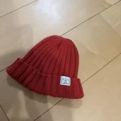 【美品】BMING by BEAMS レッド ニット帽 51-53cm