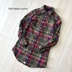 POLO RALPH LAUREN チェックネルシャツ ワンピース 150