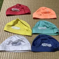 [難あり]CENTRAL SPORTS 水泳帽 6色セット