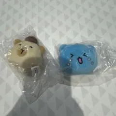 チェゴシム サンリオキャラクターズフェイスマスコット うわーんゴムシ カピゴシム