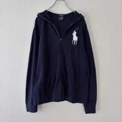 90s polo ralphlauren ジップアップパーカー 古着 ラルフ
