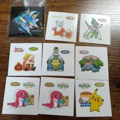 ポケモンパンシール メガシンカ発見 9枚セット ステッカー