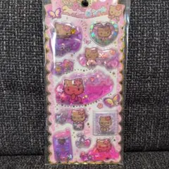 キティ　サンリオ　日焼け　キラキラウォーターinシール　ウォーターシール