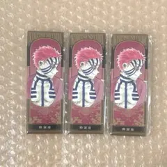 鬼滅の刃 ジャンプショップ 猗窩座 絵札缶バッジ 3点セット