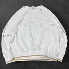 00s ナイキ NIKE スウェット フロントロゴ ホワイト XSサイズのサムネイル