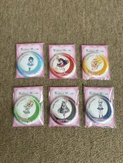 セーラームーン 缶バッジ 6個セット