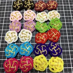 水引3本取り梅結び金カラフル